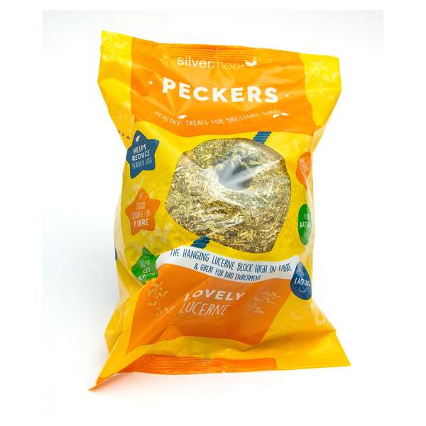 Silvermoor Peckers Chicken Treat Ball Lovely Lucerne Ball 1kg