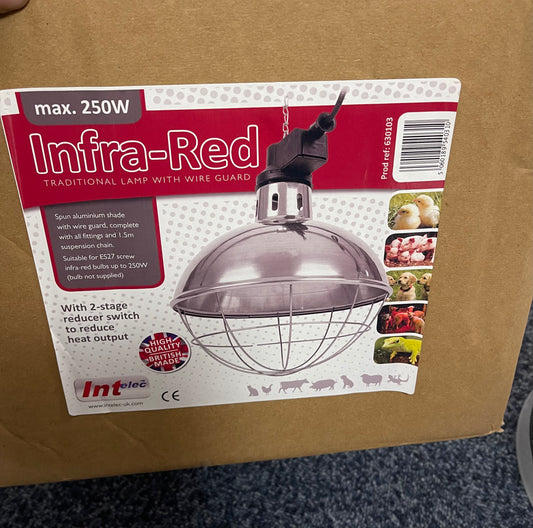 Intelec Trad Infra-red Heat Lamp Shade & Guard & Reducer 75 inch