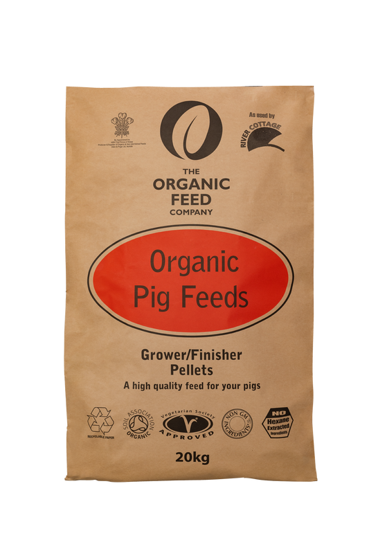 Allen & Page Organic Pig Grower Finisher Pellets 20kg