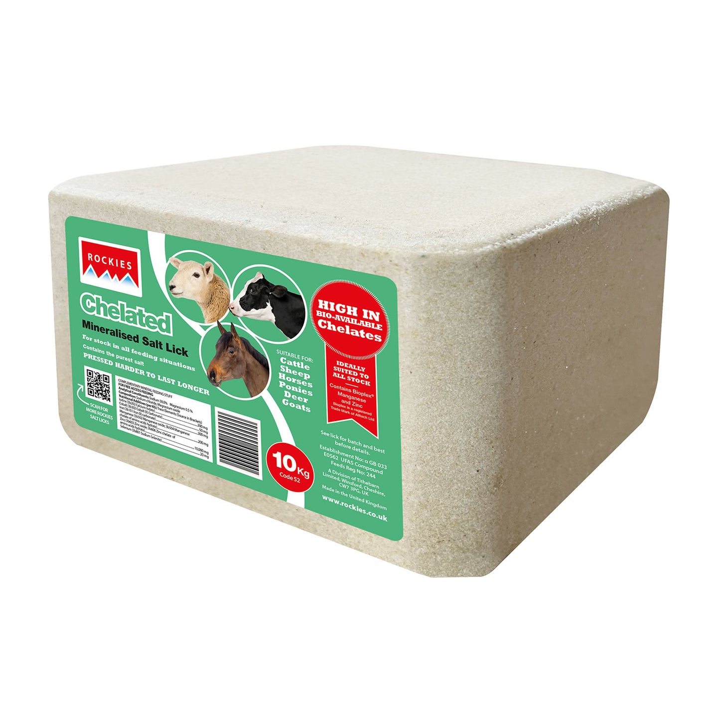 Rockies Chelated Salt Lick 10kg