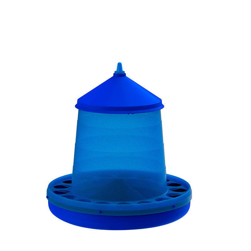 Copele Blue Plastic Poultry Feeding Hoppers