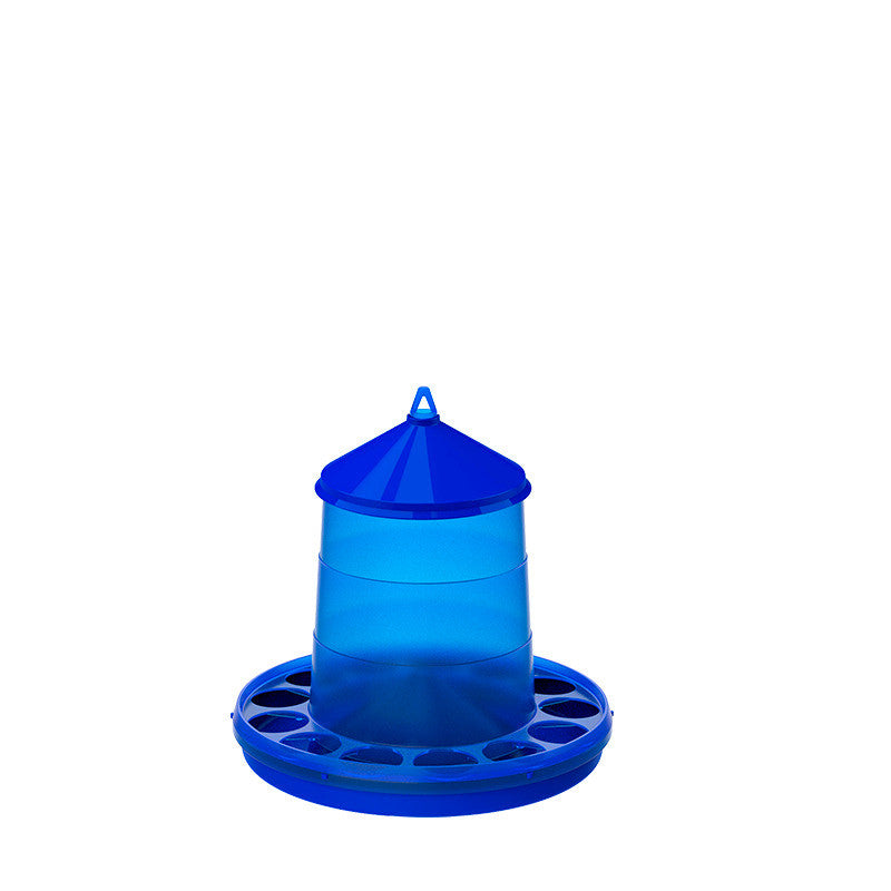 Copele Blue Plastic Poultry Feeding Hoppers