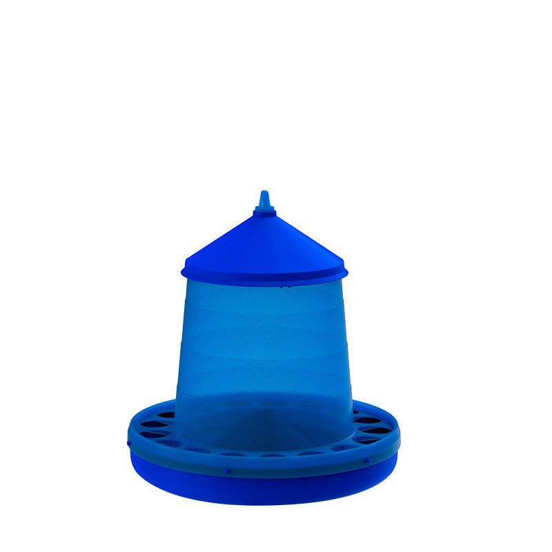 Copele Blue Plastic Poultry Feeding Hoppers