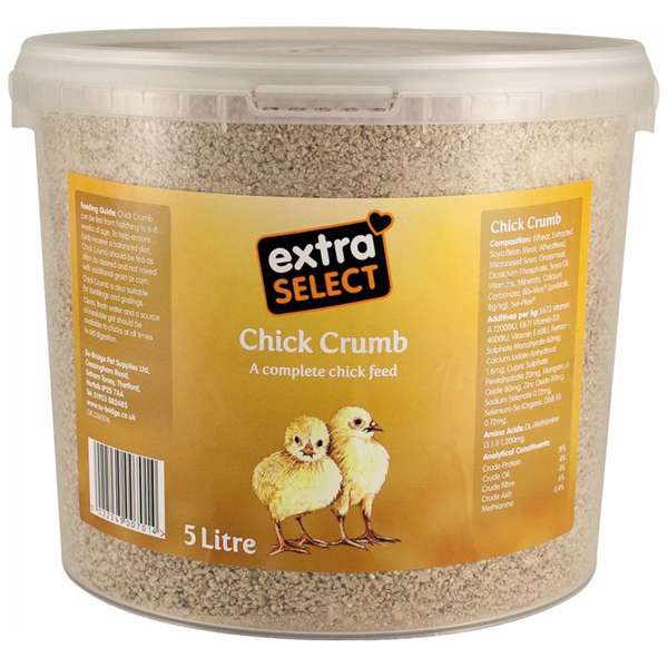 Extra Select Baby Chick Crumbs 5 Litres – Smallholder World