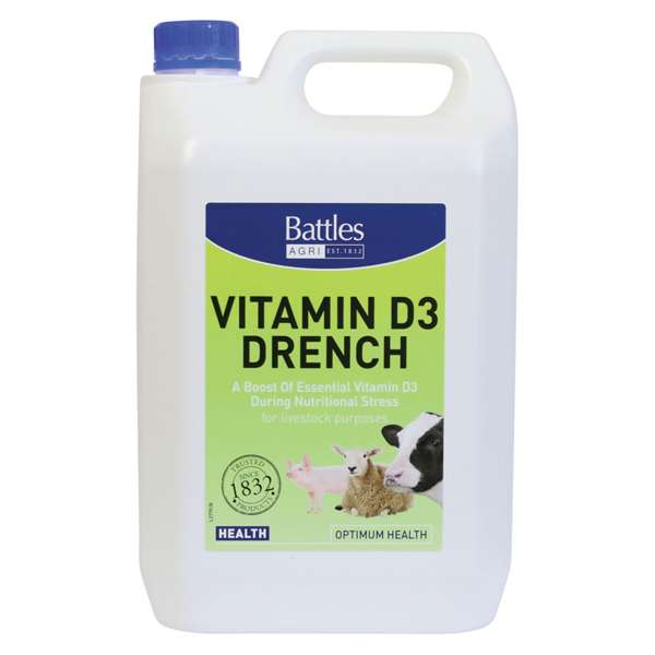 Battles Vitamin D3 Drench 5 Litre