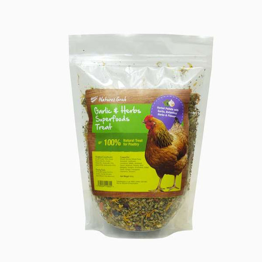 Natures Grub Garlic & Herb Superfoods Treat 600g