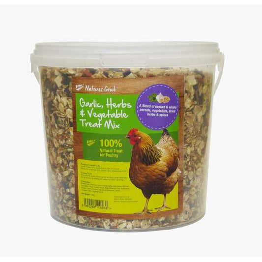 Natures Grub Garlic Herbs & Vegetable Treat Mix